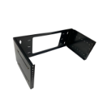 Lanview LVR250704 rack cabinet 4U Wall mounted rack Black