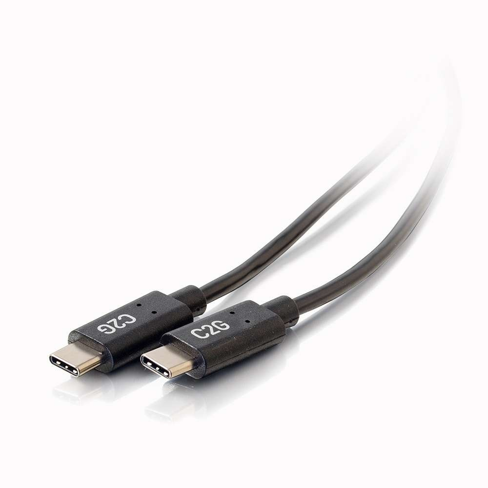 C2G 6ft (1.8m) USB-C 2.0 Male to Male Cable (3A)