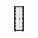 Vertiv VR3350SP rack 42U Vrijstaande rek Zwart, Transparant