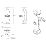 RAM Mounts RAM-101-G4 montagekit