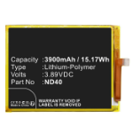CoreParts MBXMP-BA1786 mobiele telefoon onderdeel Batterij/Accu Zwart