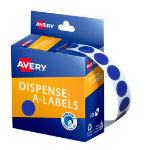 Avery 937236 self-adhesive label Round Removable Blue 1050 pc(s)