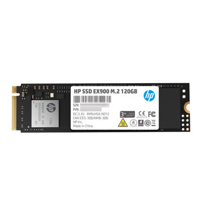 Image of HP EX900 M.2 120 GB PCI Express 3.0 3D TLC NAND NVMe