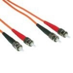 C2G 3m ST-ST 62.5/125 OM1 Duplex Multimode PVC Fibre Optic Cable (LSZH) - Orange