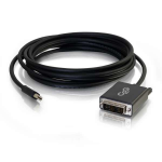 C2G 2m Mini DisplayPort to Single Link DVI-D Adapter Cable M/M - Mini DP to DVI - Black