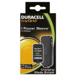 Duracell myGrid iPhone 3 Power Sleeve mobile phone case Black