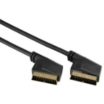 Hama Scart - Scart, 3m SCART cable SCART (21-pin) Black