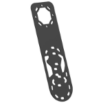 RAM Mounts Short Bracket Adapter for Speakers & Microphones