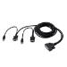 Belkin OmniView™ ENTERPRISE Series Dual-Port USB KVM Cable, 1.8m cable para video, teclado y ratón (kvm) Negro 1,8 m