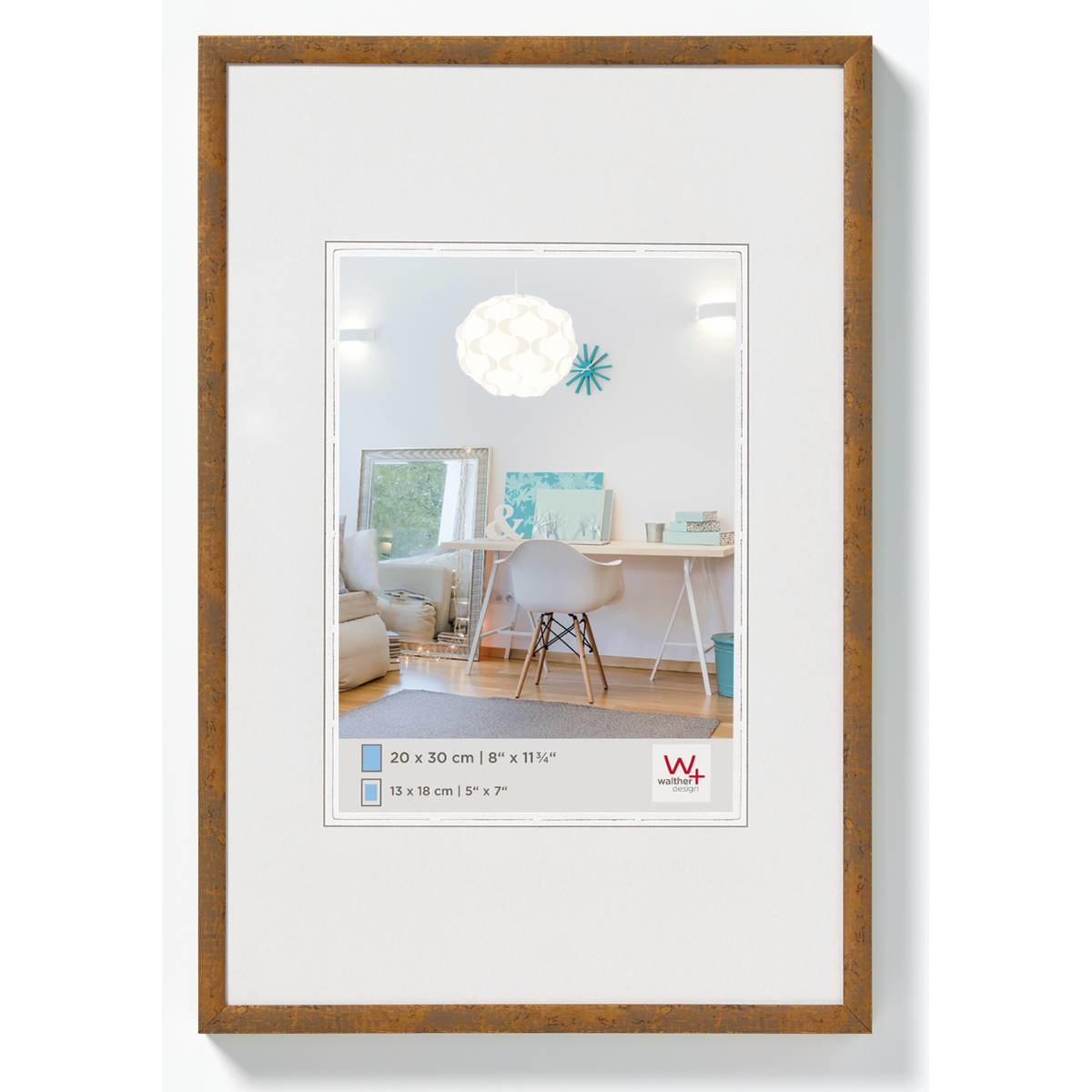 Image of Walther Design KV030X - Plastic - Taupe - Single picture frame -...