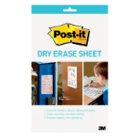 POST-IT SS Dry Erase Sheet Pk3