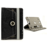 Advanced Accessories Universal 8" 360° Rotation Stand Flip Case-Black