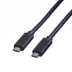 ROLINE 11.02.9053 USB cable 1 m USB 3.2 Gen 2 (3.1 Gen 2) USB C Black