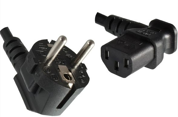 Microconnect Black Pe010518l Power Cable 1.8 M Power Plug Type E+F C13