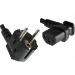 Microconnect PE010518L power cable Black 1.8 m Power plug type E+F C13 coupler