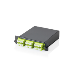 Digitus MPO cassette, multimode OM5, LC/Quad, LC to MPO, for 3 cassette fields