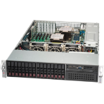 Supermicro Mainstream SuperServer 221P-C9R - Server - rack-mountable - 2U - no CPU - RAM 0 GB - SATA/SAS - hot-swap 2.5" bay(s) - no HDD - Gigabit Ethernet - no OS - monitor: none - black