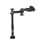 RAM Mounts Tele-Pole with 12" & 9" Poles, Swing Arms & Large Round Plate