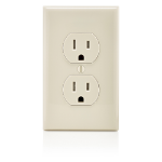 Leviton T5320-T socket-outlet NEMA 5-15 Almond