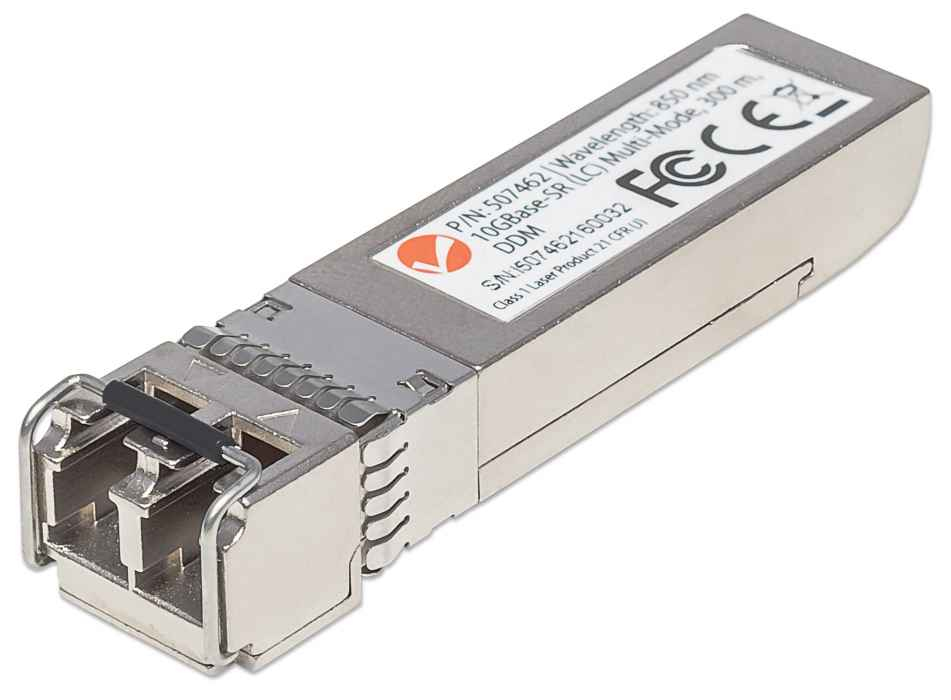 Image of Intellinet Transceiver Module Optical, 10 Gigabit Fiber SFP+,...