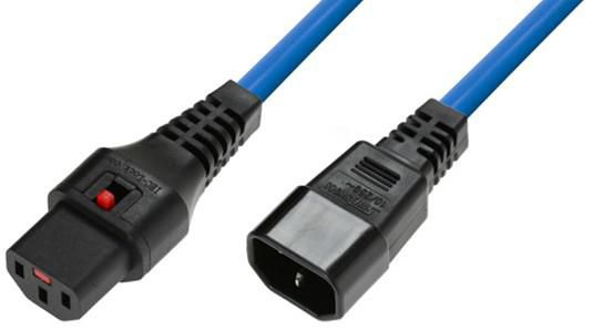 Microconnect Blue Mc-C13c14lock-0.5Mb Power Cable 0.5 M C13 Coupler C1