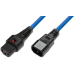 Microconnect MC-C13C14LOCK-0.5MB power cable Blue 0.5 m C13 coupler C14 coupler