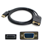 AddOn Networks DP2VGA-HDMI-DVI-B video cable adapter VGA (D-Sub) DisplayPort Black