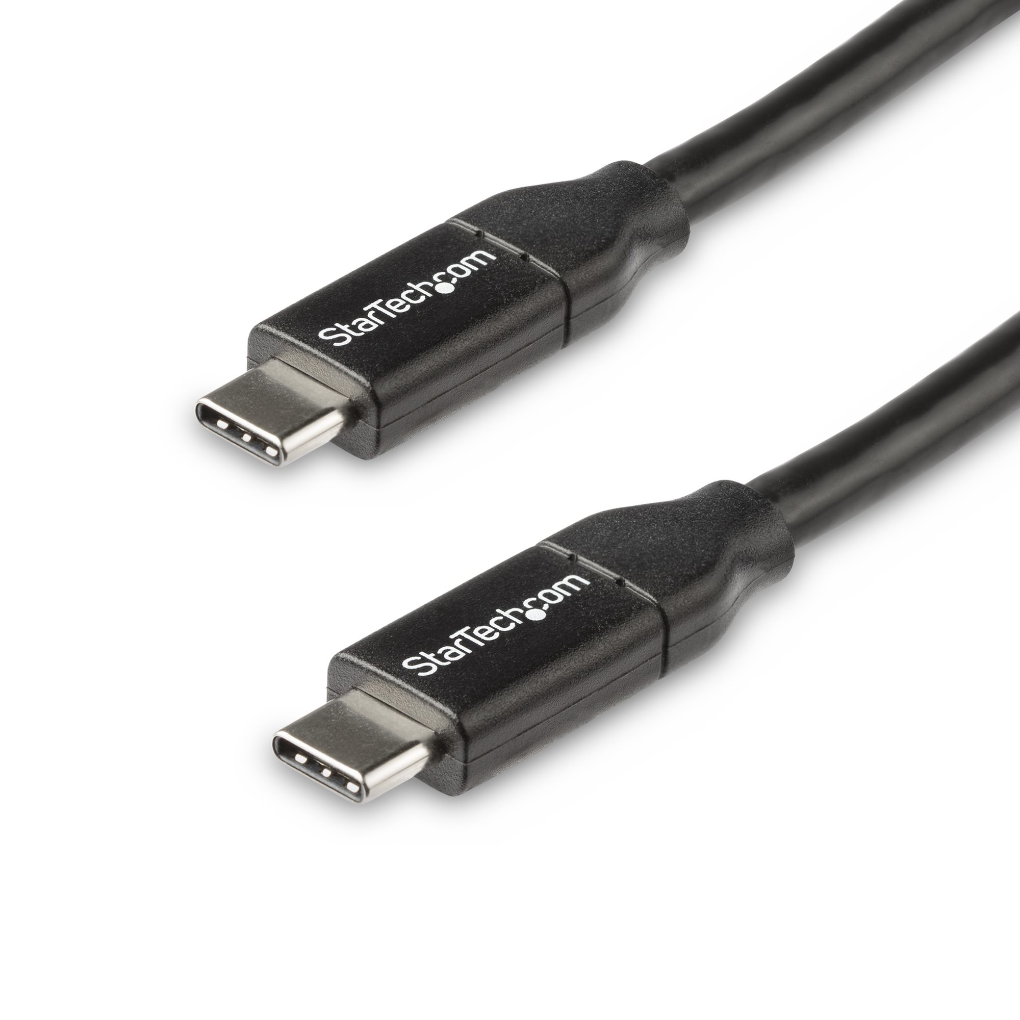 Image of StarTech.com USB-C to USB-C Cable w/ 5A PD - M/M - 0.5 m - USB 2.0...