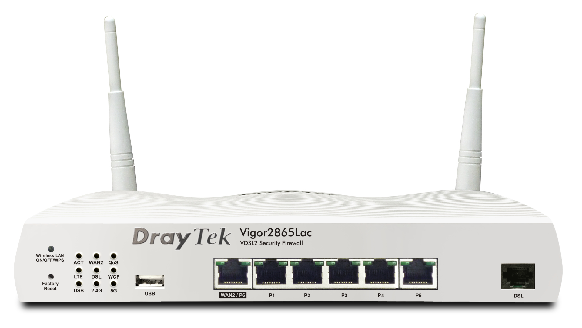Image of Draytek V2865LAC wireless router Gigabit Ethernet Dual-band (2.4...