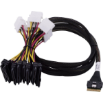 Microchip Technology 2305700-R Serial Attached SCSI (SAS) cable 0.8 m Black, Multicolour