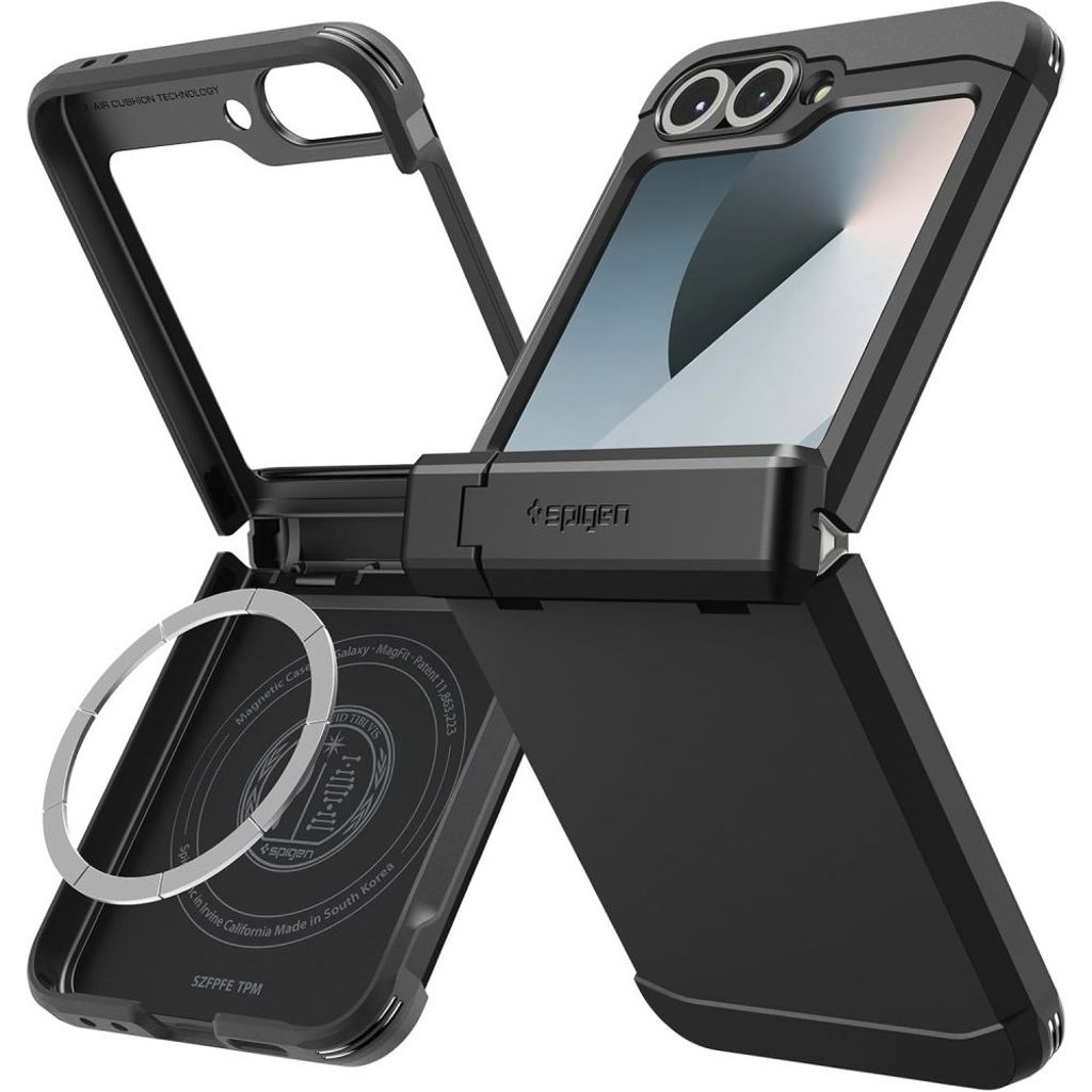 EU Product - Tough Armor Pro MagSafe Case for Samsung Galaxy Z Flip 6/7 FE - Black thumbnail