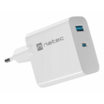 NATEC NUC-2144 mobile device charger Universal White AC Fast charging Indoor
