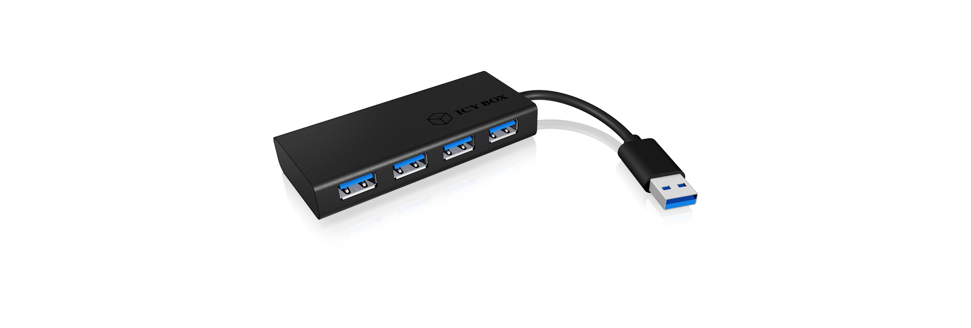 Image of ICY BOX IB-AC6104-B USB 3.2 Gen 1 (3.1 Gen 1) Type-A 5000 Mbit/s Black