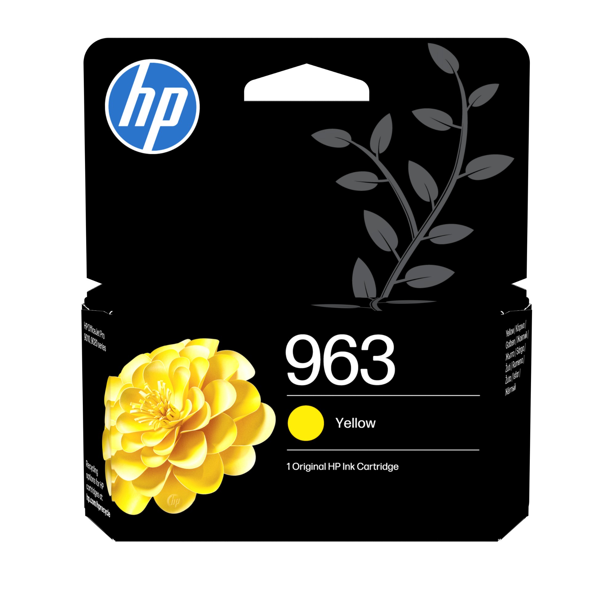 HP 3JA25AE/963 Ink cartridge yellow, 700 pages 10.7ml for HP OJ Pro 9010/e/9020/9020 e