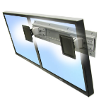 Ergotron Neo-Flex Dual Monitor Wall Mount 61 cm (24") Silver