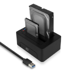 ACT 2,5" en 3,5" SATA dual HDD/SSD dockingstation, USB 3.2 Gen1