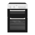 Beko 60cm Twin Cavity Electric Cooker - White