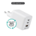 eSTUFF ES637100 mobile device charger Smartphone White AC Fast charging Indoor