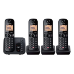 Panasonic KX-TGC264EB telephone DECT telephone Caller ID Black, Silver
