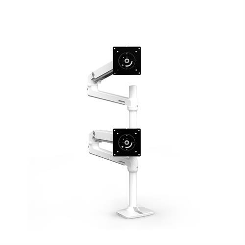 Image of Ergotron LX Series LX Dual Stacking Arm 101.6 cm (40") White Desk