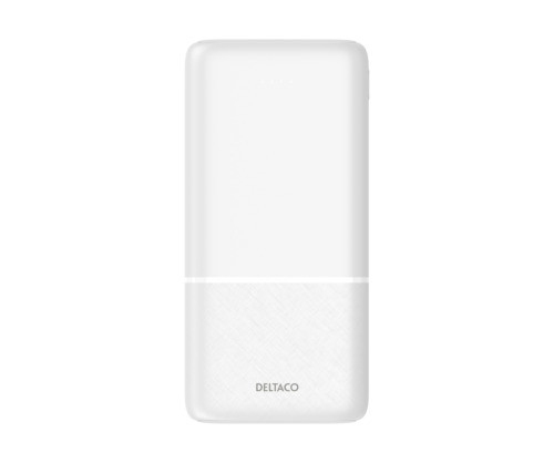 EU Product - Powerbank 20,000 mAh, 2x USB-A, 1x USB-C - White thumbnail