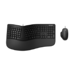 Microsoft Ergonomic Desktop keyboard Mouse included Office USB QWERTY Nordic Black