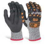 BEESWIFT Glovezilla Nitrile Palm Coated Glove Grey M (Pair)