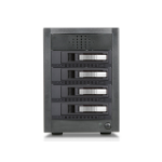 iStarUSA JAGE5BT4HDSL-M1 disk array Tower Black, Silver