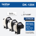 Brother DK-12043PK printer label White Self-adhesive printer label