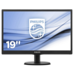 Philips V Line 193V5LSB2/01 LED display 47 cm (18.5") 1366 x 768 pixels HD Flat Black