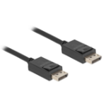 DeLOCK Coaxial DisplayPort cable 16K 60 Hz 80 Gbps 1 m