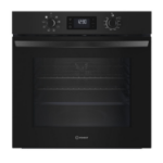 Indesit Turn&Go Electric Single Oven - Black