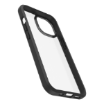 OtterBox React Series for iPhone 15, Black Crystal