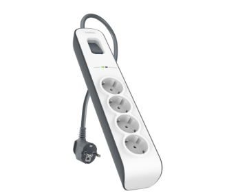 Image of Belkin BSV400VF2M surge protector White 4 AC outlet(s) 2 m